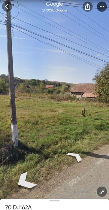 Teren intravilan 800 mp STRADAL DJ162A Cozma Mureș | 16 ml deschidere | Proprietar