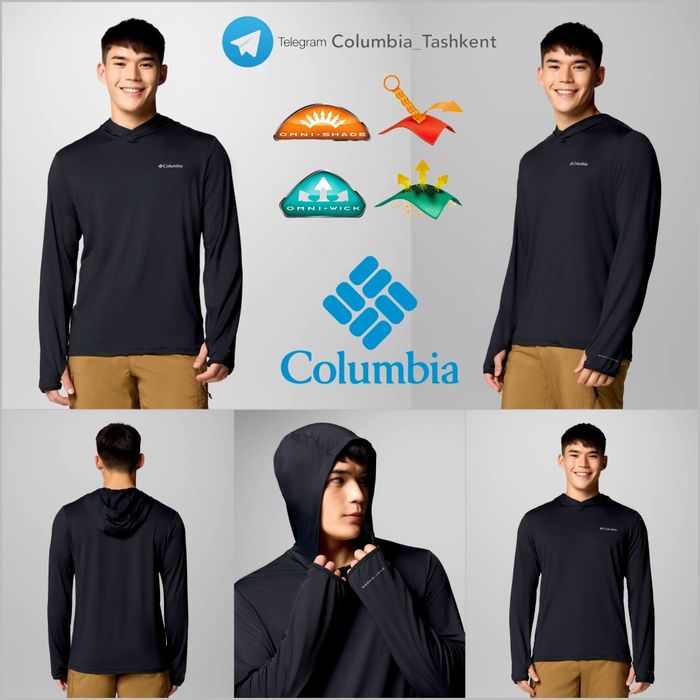 Columbia®OMNI-WICK™ Футболка с длинным рукавом из США