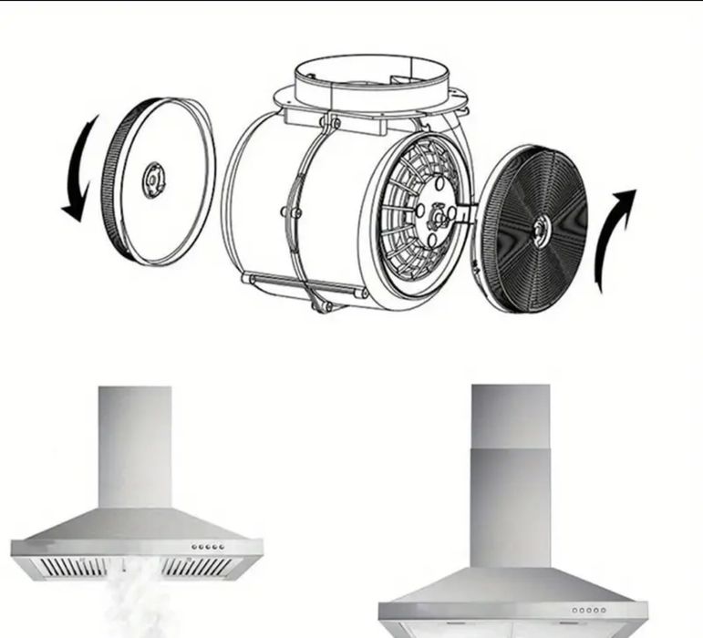 Угольный фильтр для кухонной вытяжки