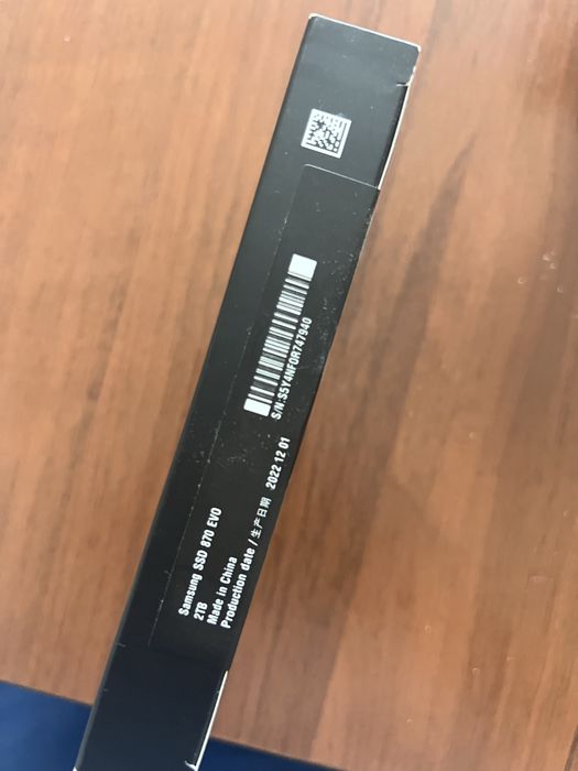 Продам samsung 2tb ssd 870 evo