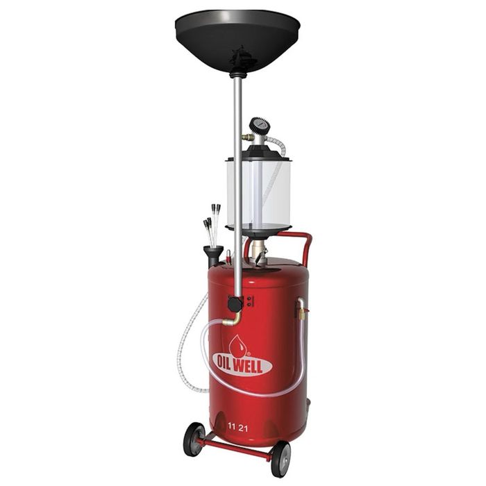 Бочка металлическая для слива и откачки масла