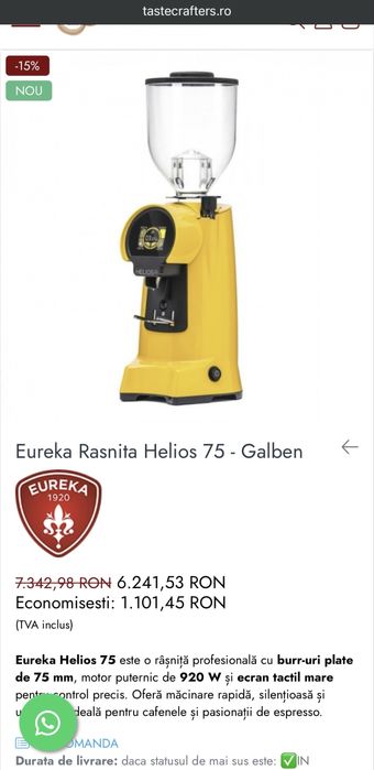 Rasnita Eureka Helios 75