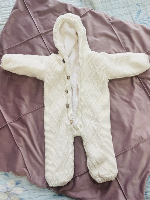 Комбинезон вязанный утепленный