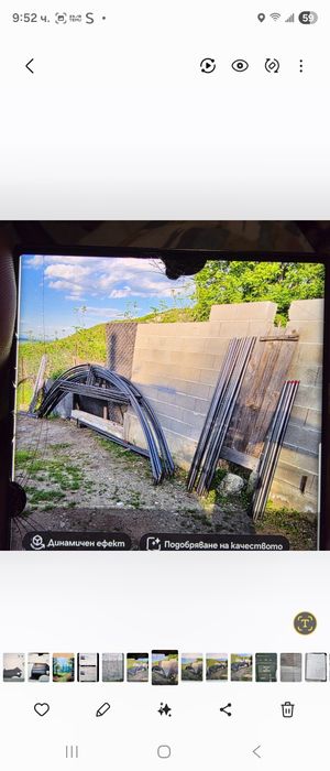 Сглобяема оранжерия 50кв.м ш.5м и д.10м