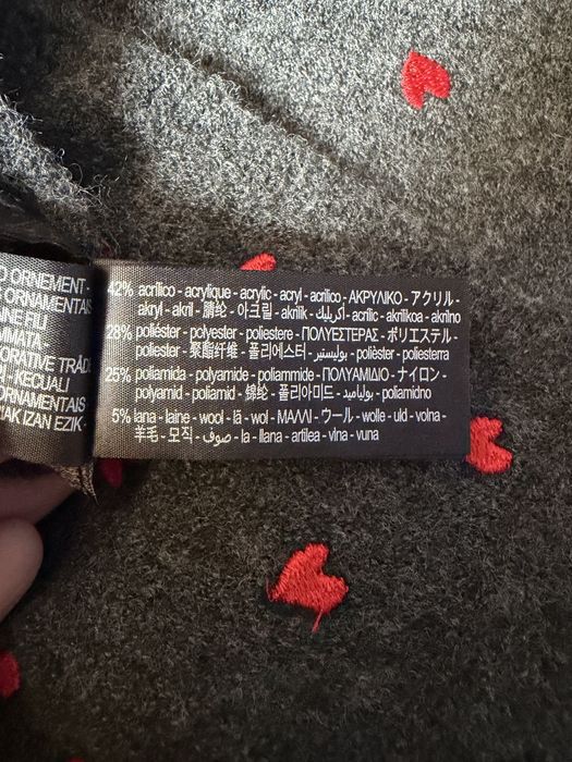 Set basca 100% lână + fular Zara- noi