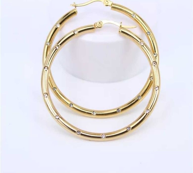 Медицинска стомана, нераждаема , обеци и колие, синджир