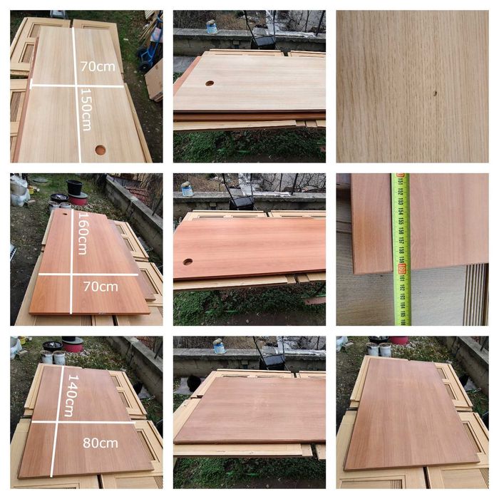 Плотове за Бюра или маси - големи 3бр на части