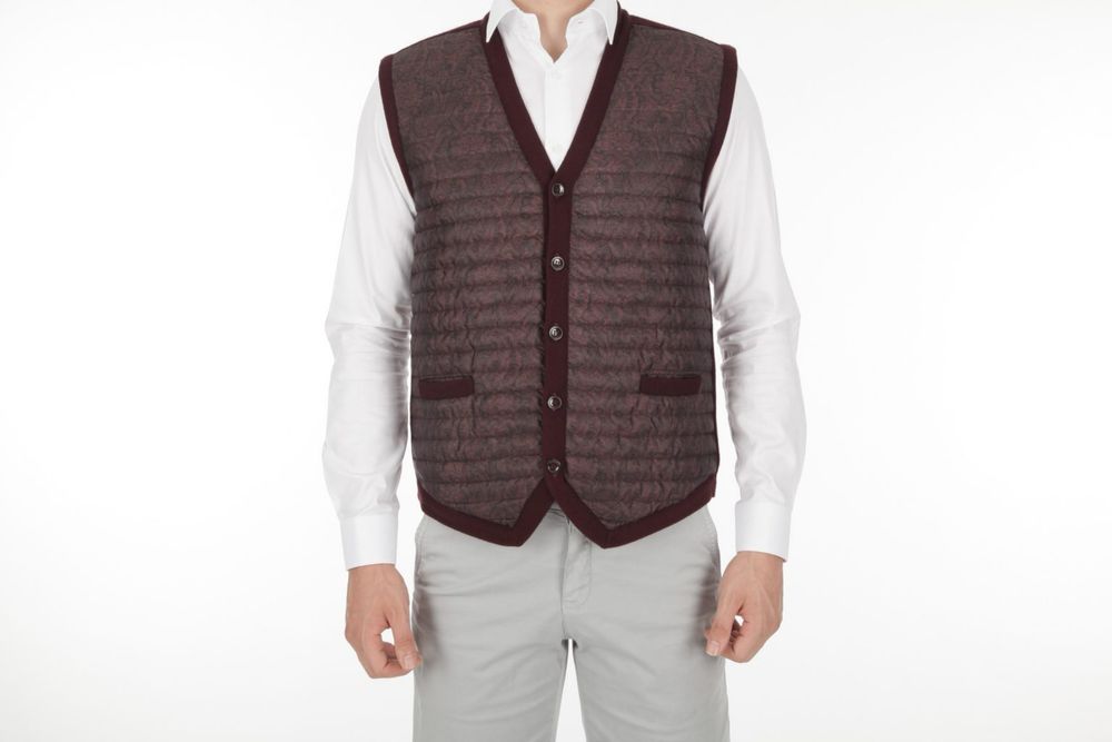 Мъжки елек от вълна 50% Carducci