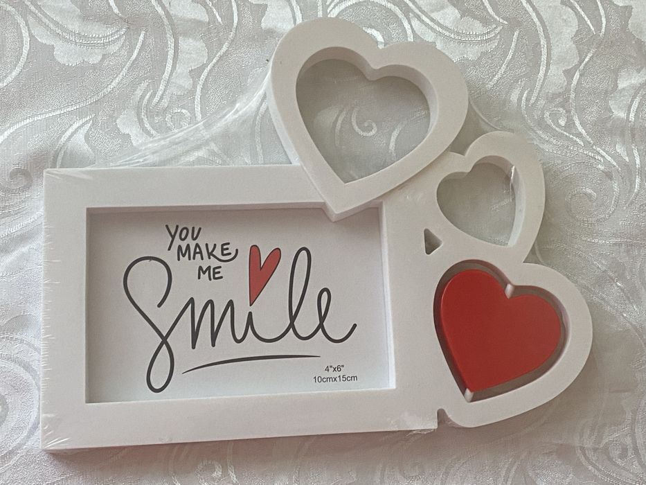 Ramă foto 10 cm x 15 cm- model inimioare