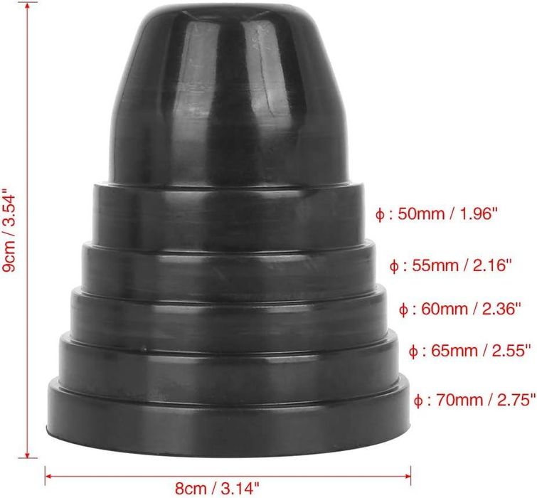 гумена предпазна капачка за фар универсална от 50мм до 80мм 1брой ...