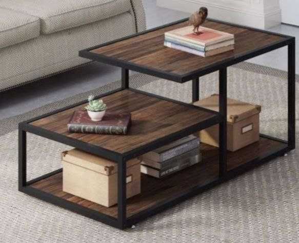 Эффектное сочетание металл+дерево. Мебель на заказ.