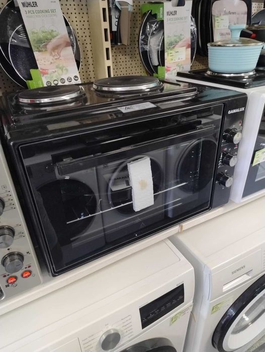 Черна Фурна с котлони-Печка тип-раховец 60 л + подарък 2 тави