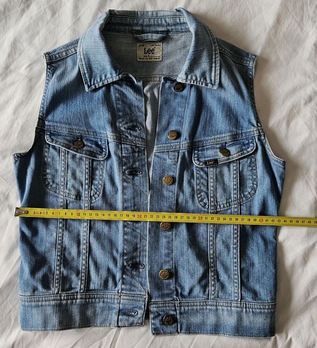 Vesta superba denim LEE, marime S, stare f buna
