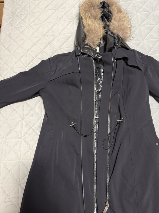 Парка Alessa с качулка естествен косъм