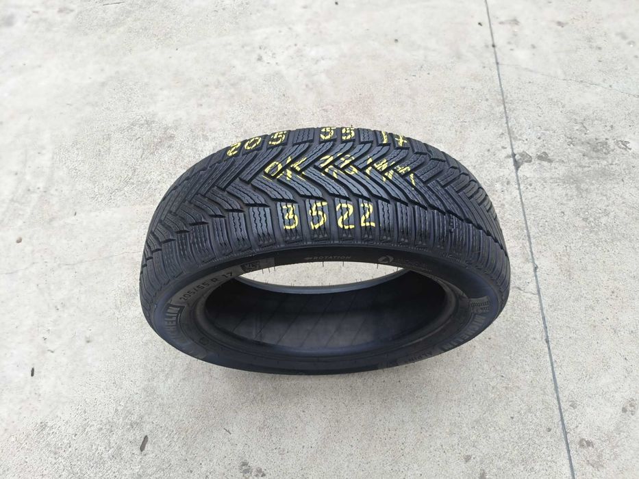 O anvelopa iarna 205 55 17 michelin alpin 6 profil 7,8 mm dot 3522