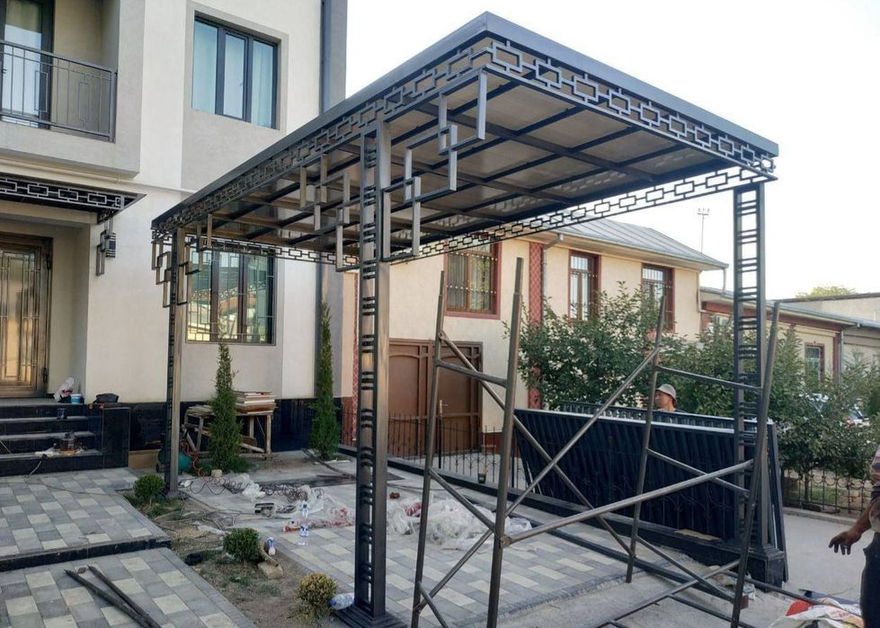 Навесы, решётки, ворота, ограждения и другие изделия на заказ