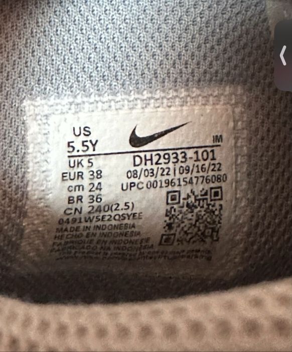 Nike air force 1 mid le white wolf grey