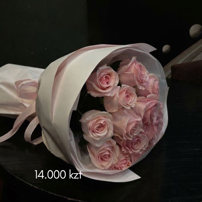 Комбо цветы и тортик