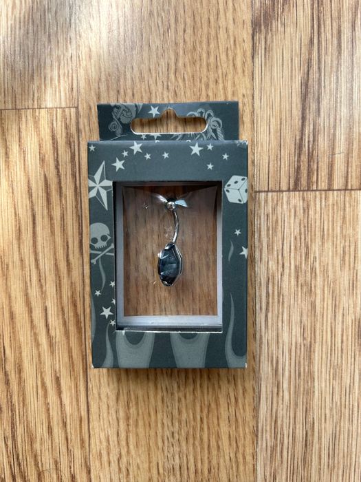 Сребърни обеци за пъп проба 925