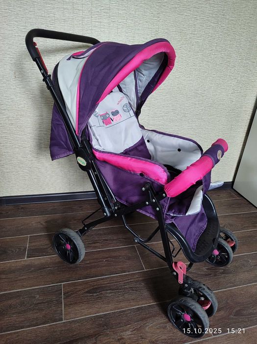 Коляска для девочки Прего