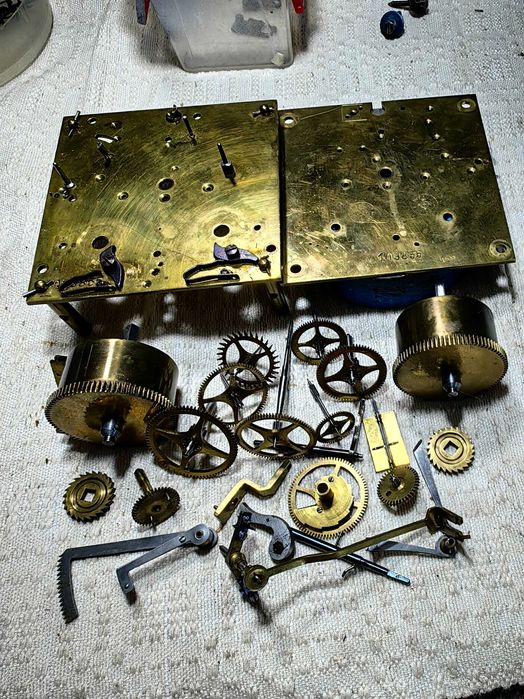 ceas de semineu,nemtesc,G.BECKER,an 1875,revizuit.