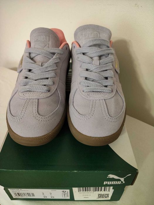 Adidasi Puma, piele intoarsa, 39, lila