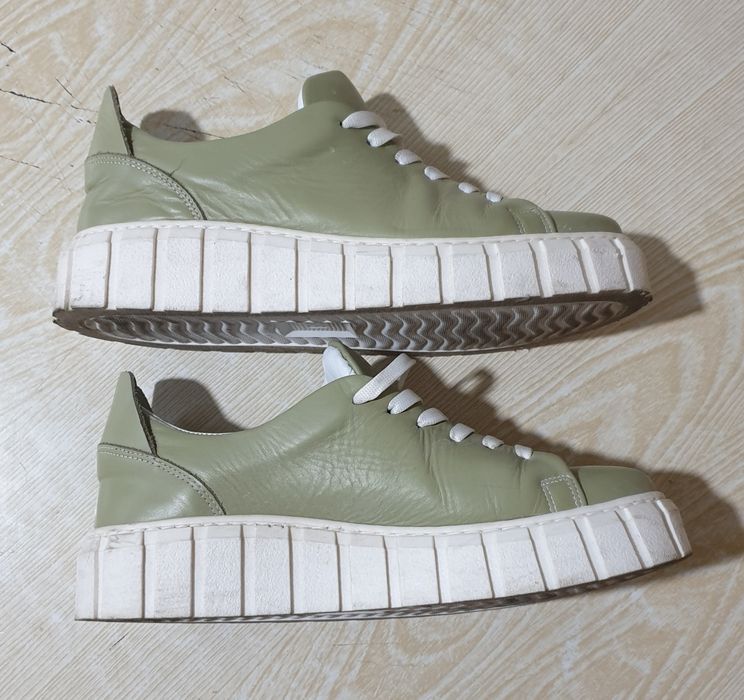 Кеды кожаные женские