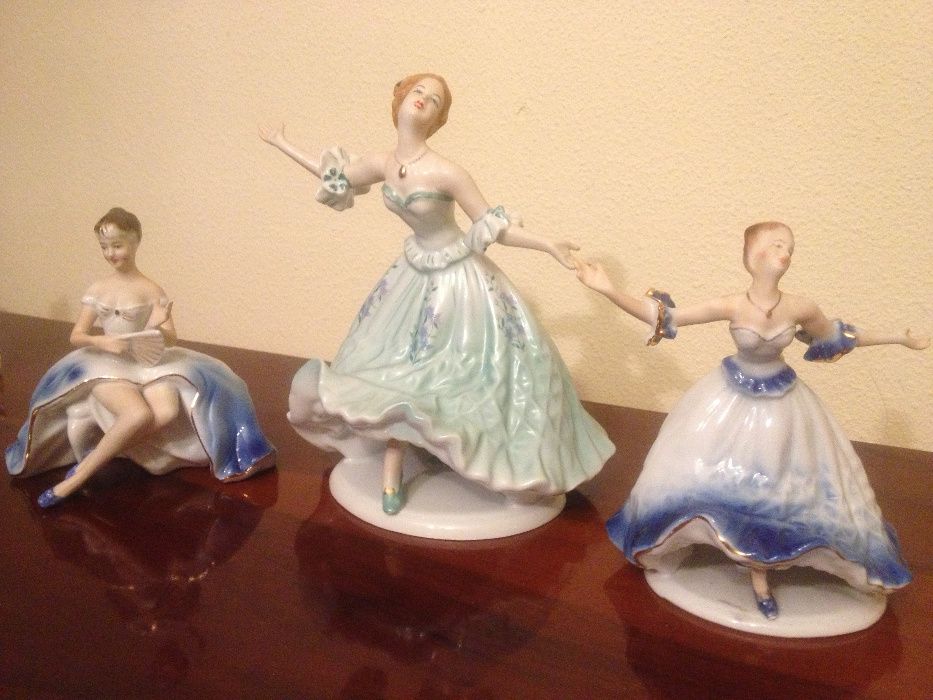 Set 3 balerine portelan