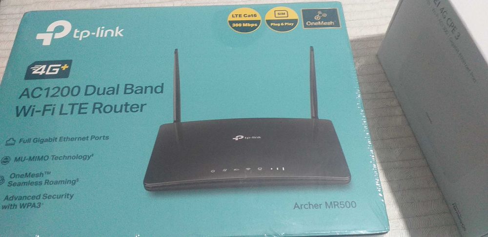 Router Archer MR500 4G plus Cat6 Dual Band SIGILAT