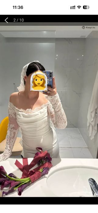 Свадебное платье фата в подарок