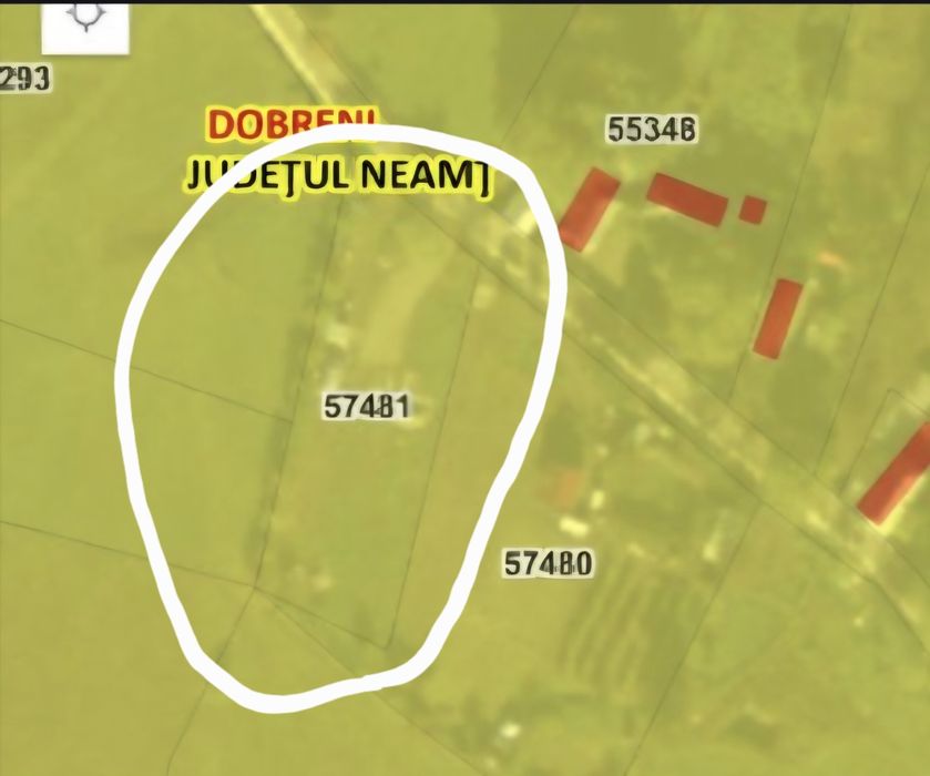 Teren ingradit in Sarata Dobreni de 1220 mp cu deschidere de 23,5 m