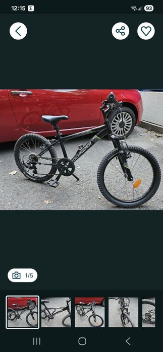 Bicicleta rockrider st 500