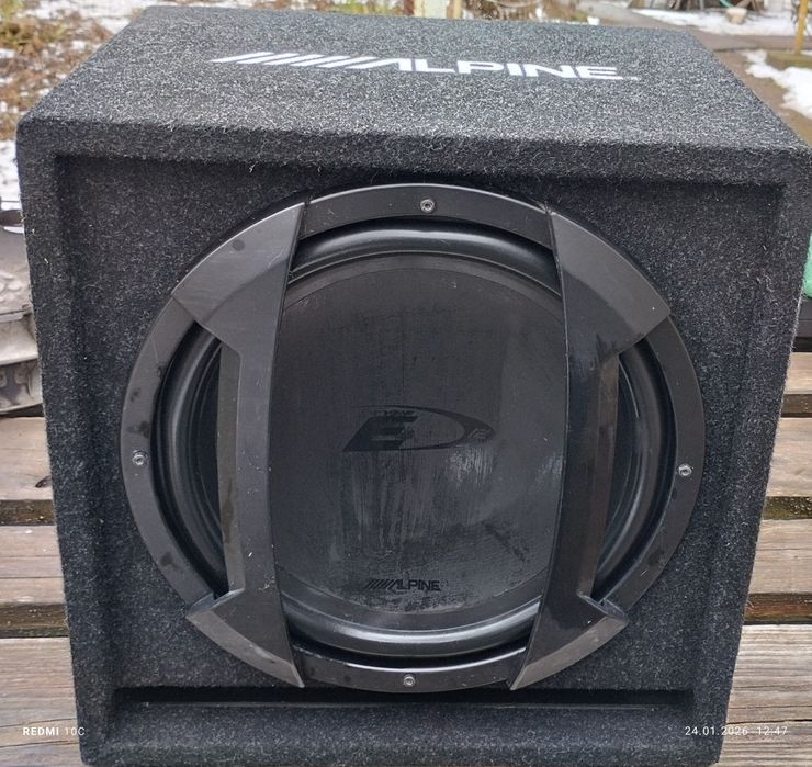 Субуфер ALPINE SBE-1244BR 30 СМ, 200 W