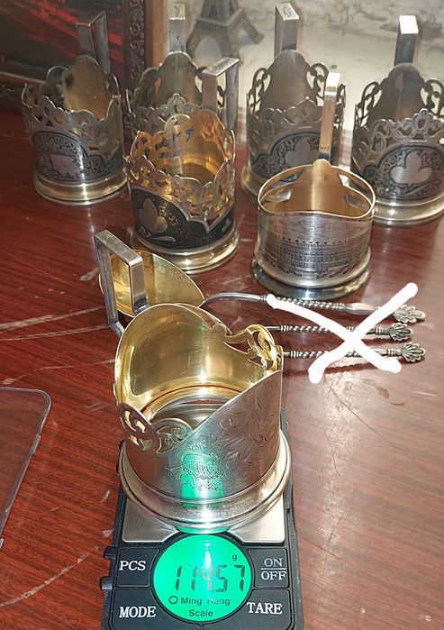 Столовое Серебро ссср 875 пробы 916 пробы По Цене за 1 грамм.