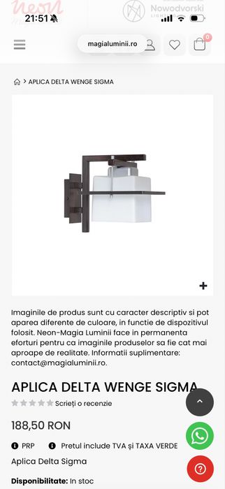 Aplică Bucatarie Hol Living Delta Wenge Sigma nouă