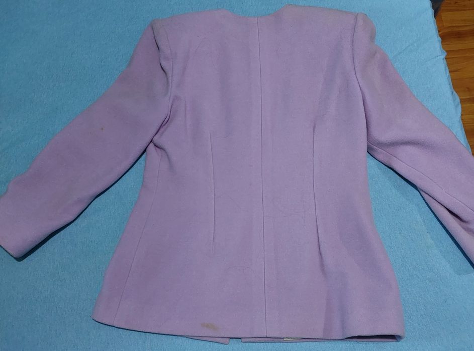 Costum cașmir violet