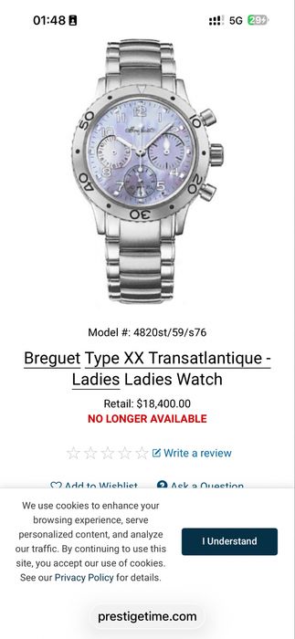 Breguet Ref. 4820ST/59/S76