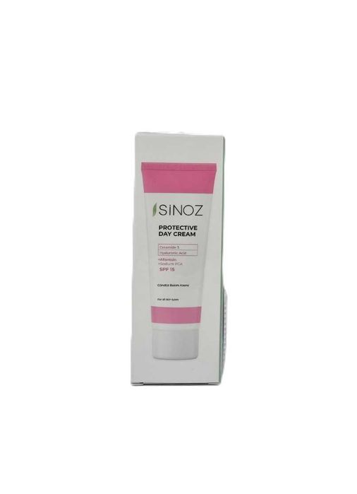 Дневен защитен крем с хиалуронова киселина и SPF 15 – Sinoz 50 мл