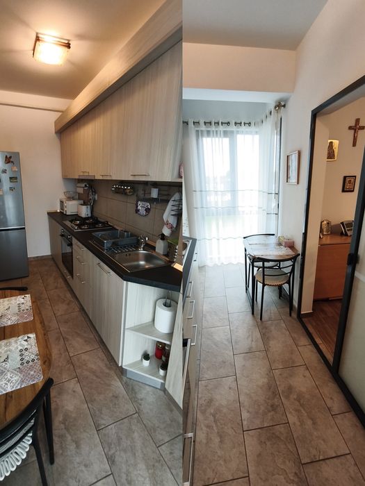 Apartament cu o camera de inchiriat sau vanzare 69500 euro, Tomesti Iasi, 38 mp, bloc nou, parter, complet mobilat si utilat