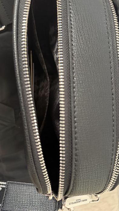 Сумка кросс-боди Karl Lagerfeld черный оригинал