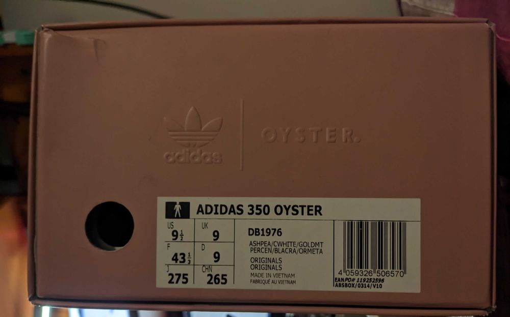 adidas 350 oyster db1976