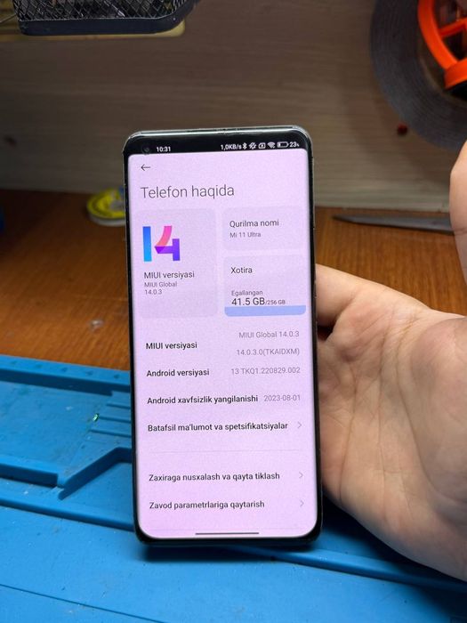 Mi 11 ultra 12/256 talik karopka bor