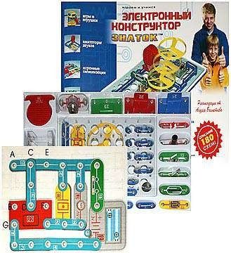 Электронный конструктор, Знаток, супер большой, 3198 схем в чемодане