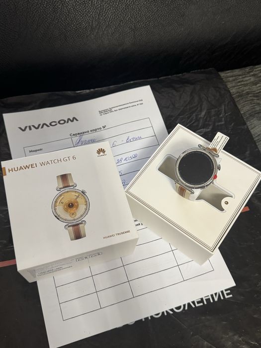 ЧИСТО НОВ 41mm Huawei watch Vivacom Гаранция  GT 6 | GT6 BT 2028
