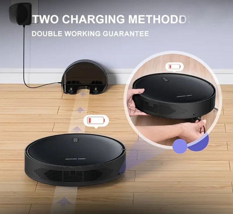 2-в-1 робот прахосмукачка PALTOR с дистанционно, моп и HEPA филтър НОВ