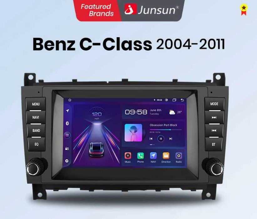 Navigatie Android  Mercedes C-class w203 / CLS W219 / CLK W209 Waze