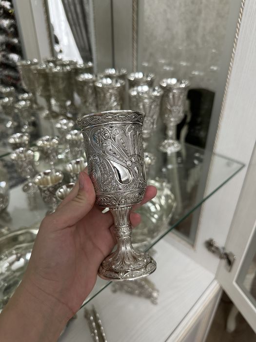 Бокалы из мельхиора