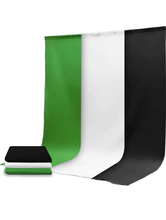 Форографски фонове. Бял фон. Черен фон. зелен фон. фонова система