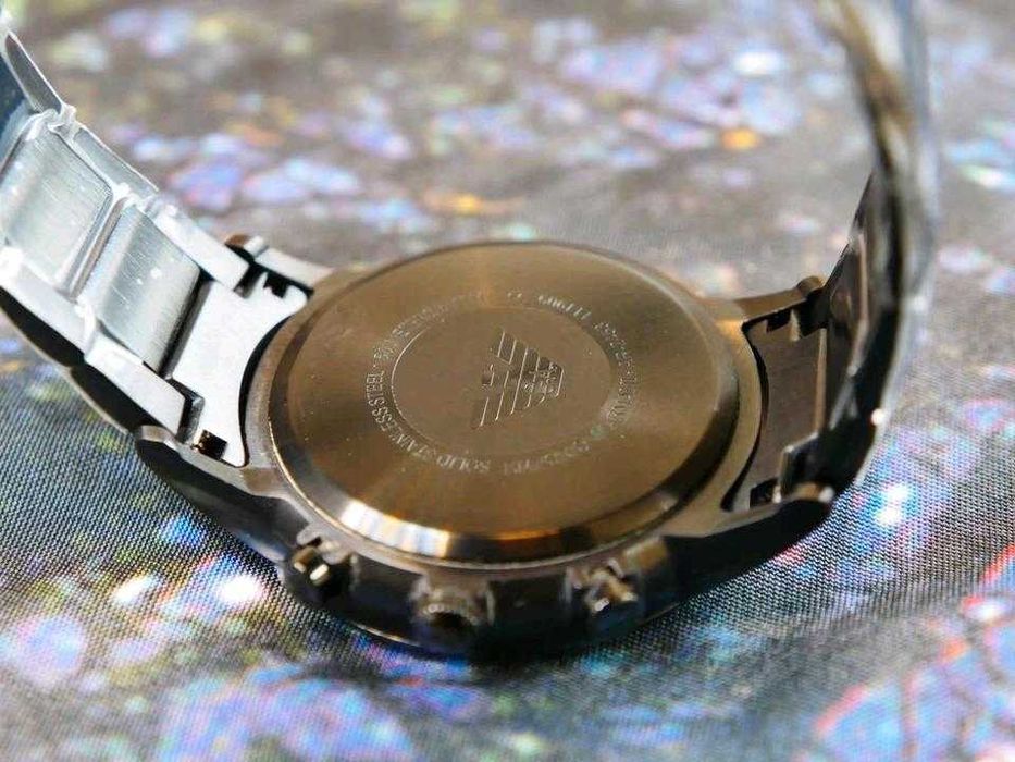 Ръчен часовник Armani AR 2453, матово черен