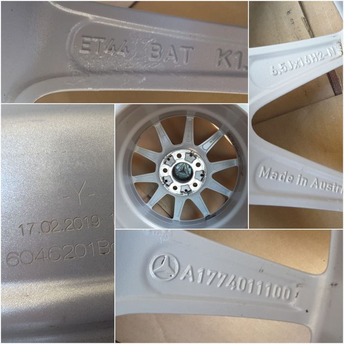 jante aliaj 16;5x112;originale Mercedes A class A177,C clas w204,Vito